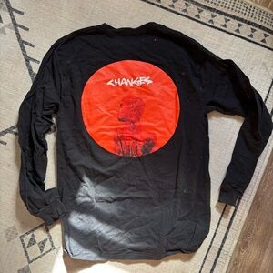 Justin Bieber | Size M | Changes Black Long Sleeve Shirt